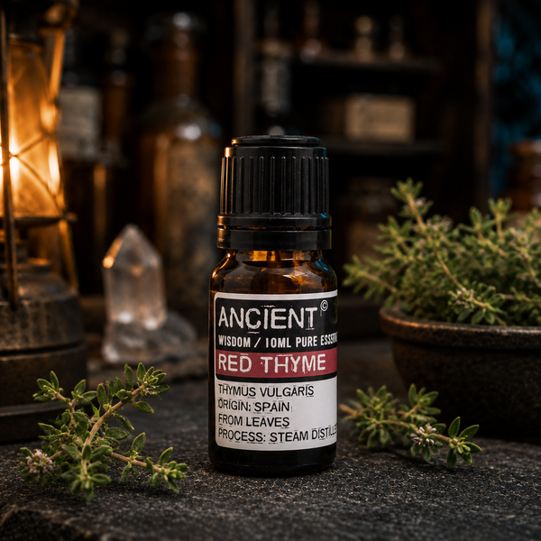 Red Thyme Essential Oil 10ml — apothecary detail