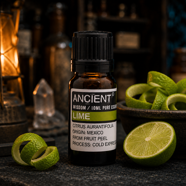 10 ml Lime Essential Oil — apothecary detail