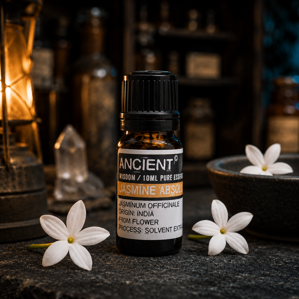 10 ml Jasmine Absolute Essential Oil — apothecary detail