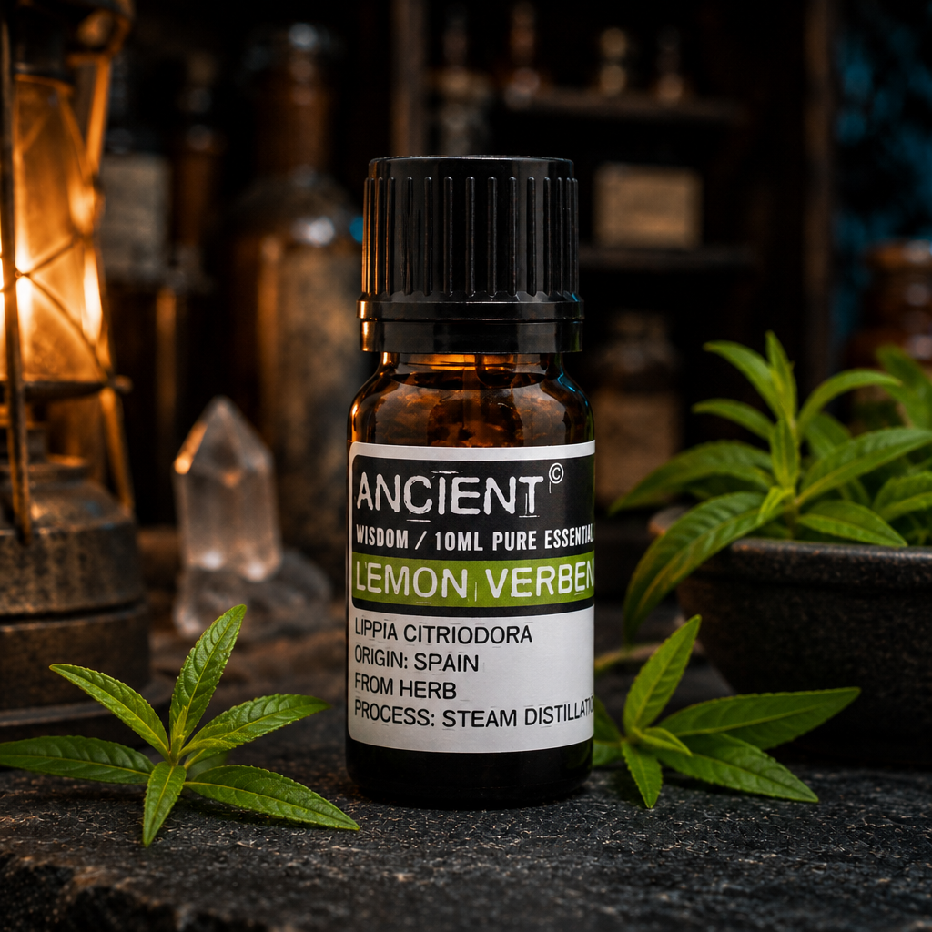 10 ml Lemon Verbena Essential Oil — apothecary detail