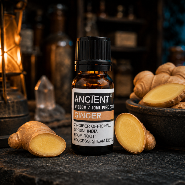 10 ml Ginger Essential Oil — apothecary detail