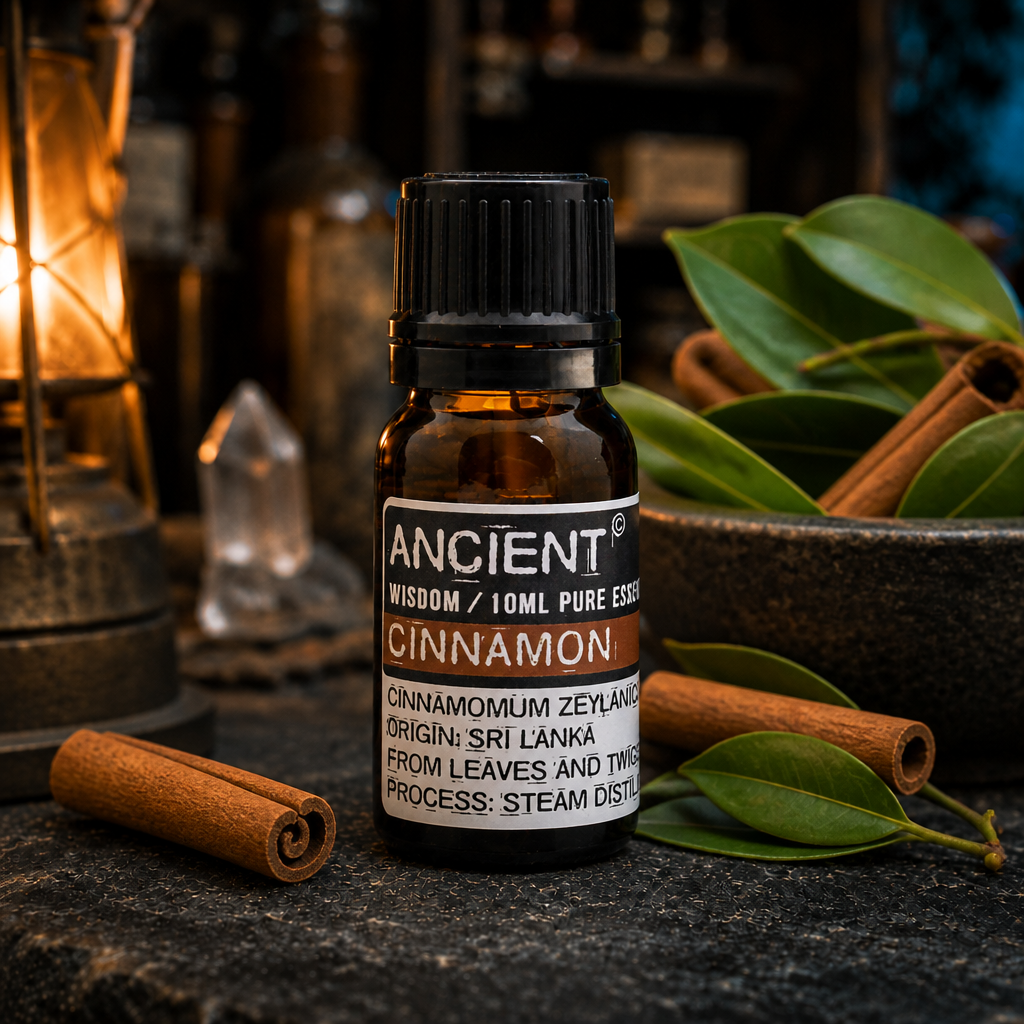 10 ml Cinnamon Essential Oil — apothecary detail