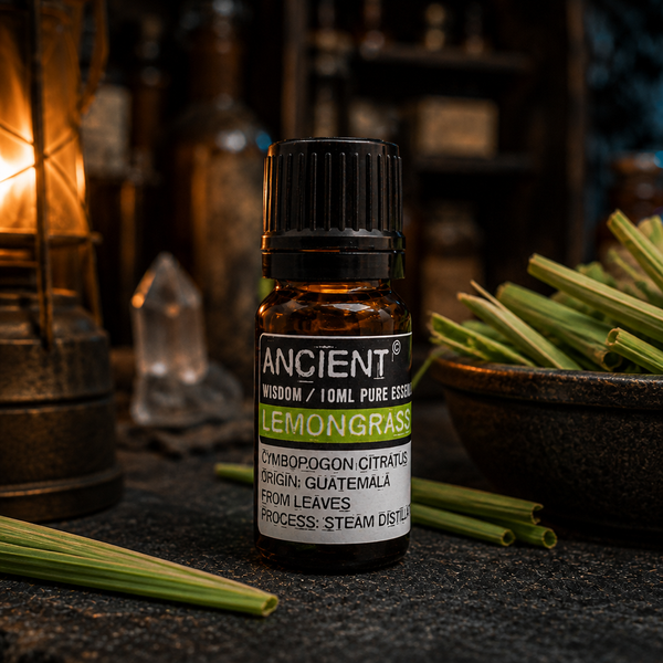 10 ml Lemongrass Essential Oil — apothecary detail