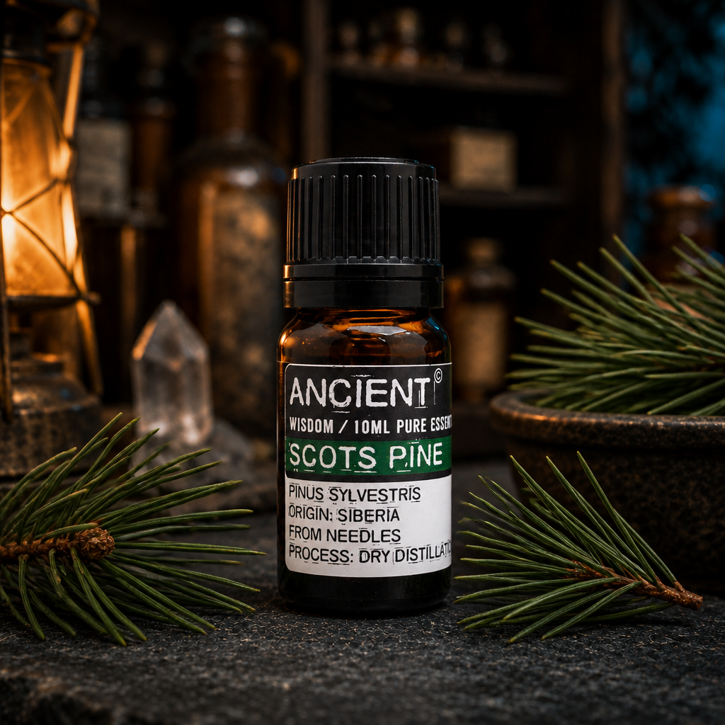 10 ml Pine Sylvestris (Scots Pine) Essential Oil — apothecary detail