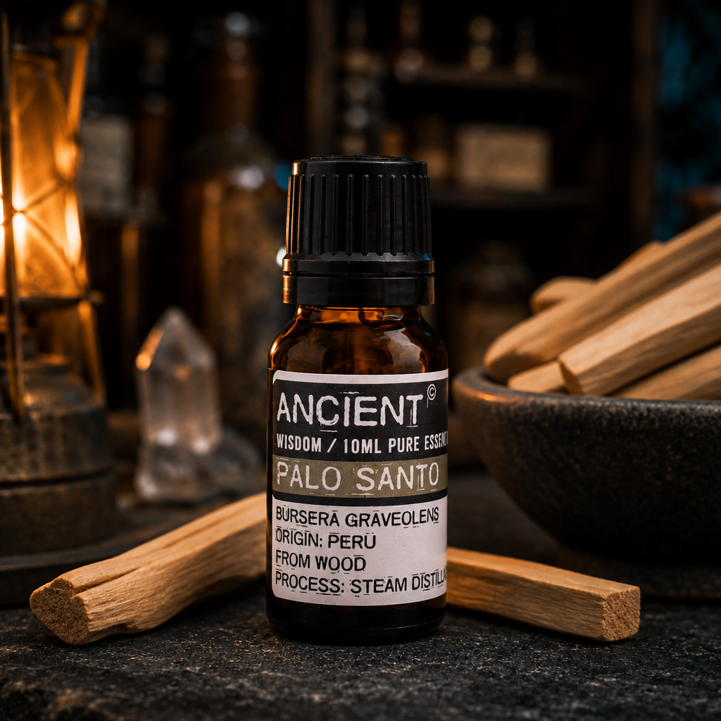 Palo Santo Essential Oil 10ml — apothecary detail