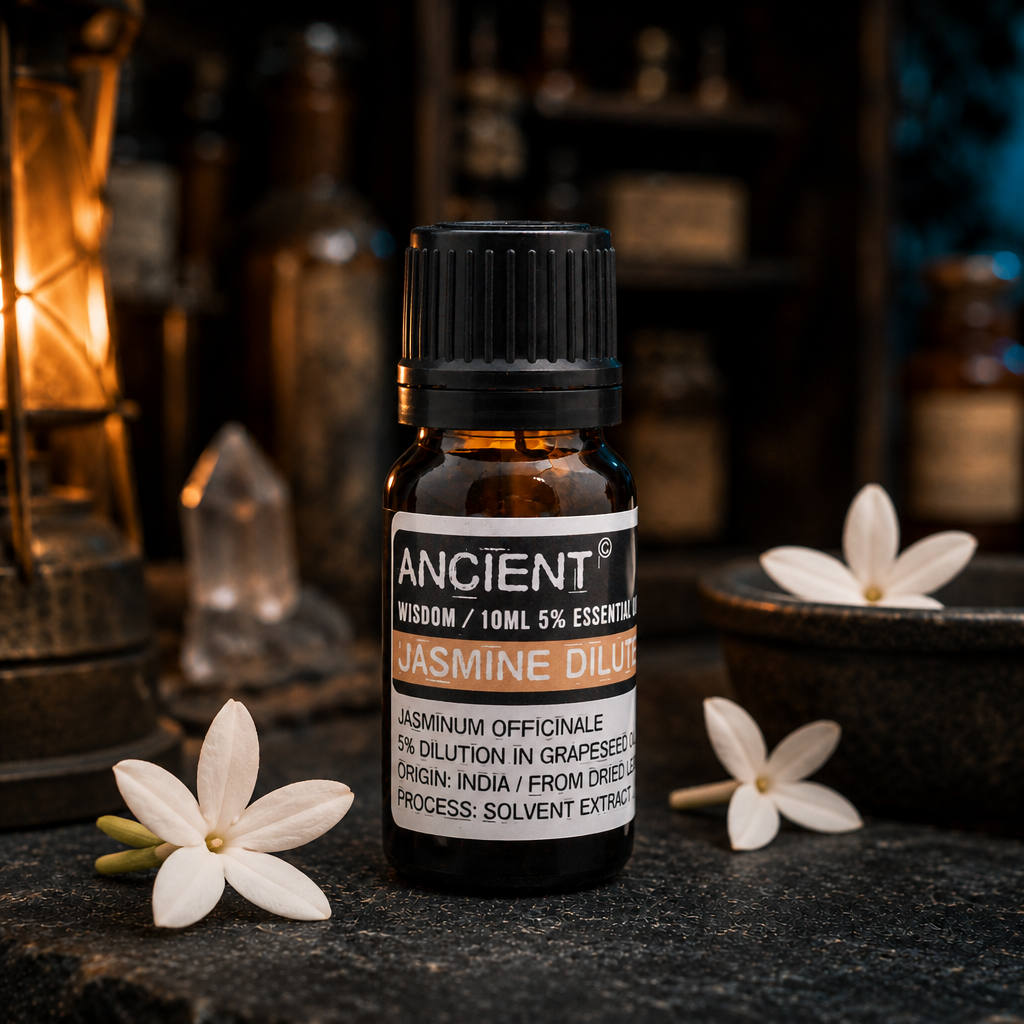 10 ml Jasmine Dilute Essential Oil — apothecary detail