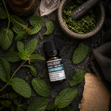 10 ml Cornmint — overhead lifestyle flat lay