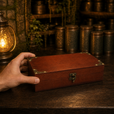 Tea Trunk · Tan · hand scale