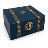 Square Tea Chest · Teal · white packshot