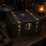 Square Tea Chest · Grey