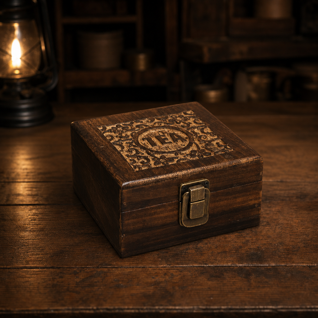 Wooden Tea Box · Small · cinematic