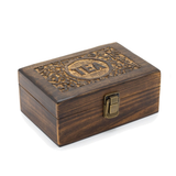 Wooden Tea Box · Medium · white packshot