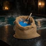 Total Unwind Bath Potion hessian sack hero in Lather Lagoon
