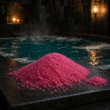 Passion Bath Potion bath salt pile hero in Lather Lagoon