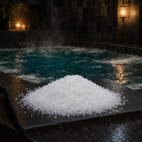 Colds & Flu Bath Potion bath salt pile hero in Lather Lagoon
