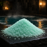 Stress Buster Bath Potion bath salt pile hero in Lather Lagoon