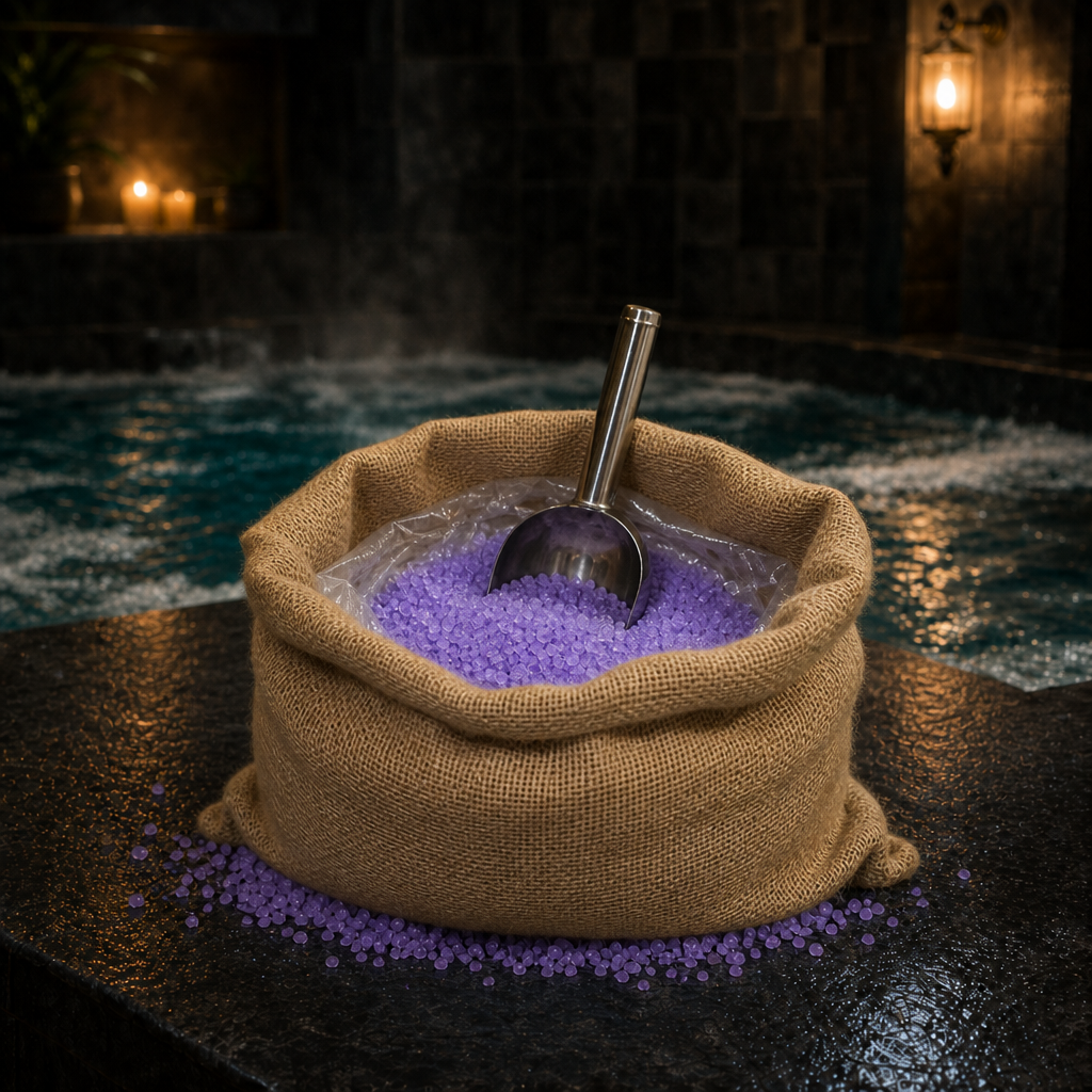 Decadence Bath Potion hessian sack hero in Lather Lagoon