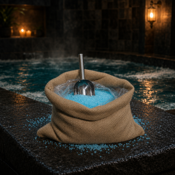 Sleepy Head Bath Potion hessian sack hero in Lather Lagoon