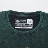 Nomad Sari Stonewashed Cotton T-Shirt - Tree of Life - Green - XL