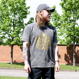 Nomad Sari Stonewashed Cotton T-Shirt – Hamsa – Dark Grey – XL