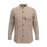 Nomad Sari Grandad Shirt - Brown Beige - Medium