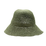 Nomad Sari Floppy Straw Sun Hat - Moss Green