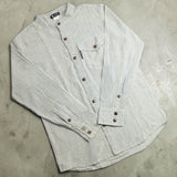 Nomad Sari Grandad Shirt - Grey Stone - Large