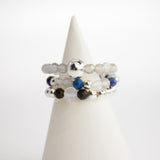 Northern Lights Gemstone Ring Set