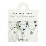 Northern Lights Gemstone Ring Set