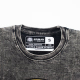 Nomad Sari Stonewashed Cotton T-Shirt - Rebel - Charcoal - Small