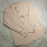 Nomad Sari Grandad Shirt - Brown Beige - XL