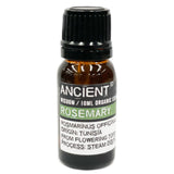 Rosemary Organic Essential Oil bottle on a clean white background