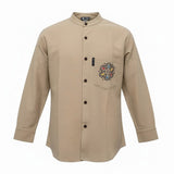 Nomad Sari Kathmandu Shirt - Stone - Medium
