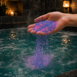 Yorkshire Violet Bath Dust · in-use