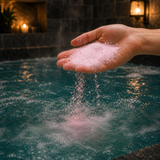 Coconut Dream Bath Dust · in-use