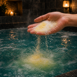 Lemon Meringue Pie Bath Dust · in-use