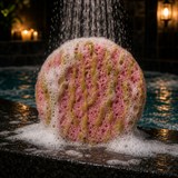 Emerald Truffle Soap Sponge · in-use