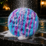 Amethyst Creed Soap Sponge · in-use