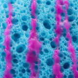 Amethyst Creed Soap Sponge · macro
