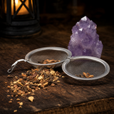 Amethyst Gemstone Tea Strainer · hero