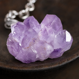 Amethyst Gemstone Tea Strainer · macro