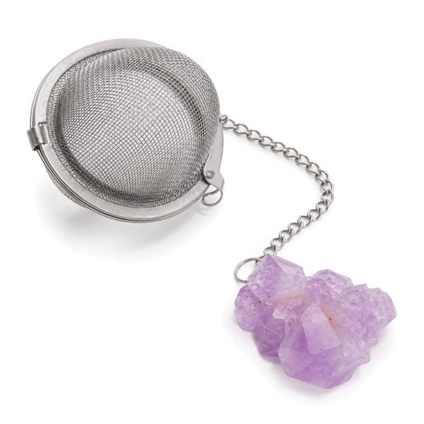 Amethyst Gemstone Tea Strainer · packshot