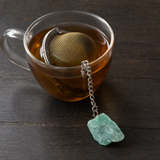 Green Aventurine Gemstone Tea Strainer · how-to