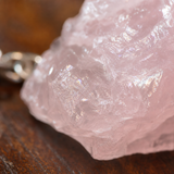 Rose Quartz Gemstone Tea Strainer · macro