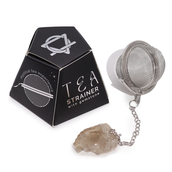 Smoky Quartz Tea Strainer