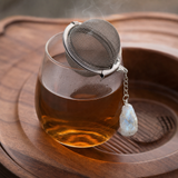 Rainbow Moonstone Gemstone Tea Strainer · how-to