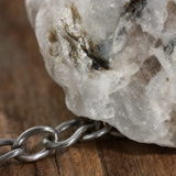 Rainbow Moonstone Gemstone Tea Strainer · macro