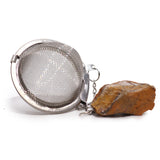 Gold Tigers Eye Tea Strainer