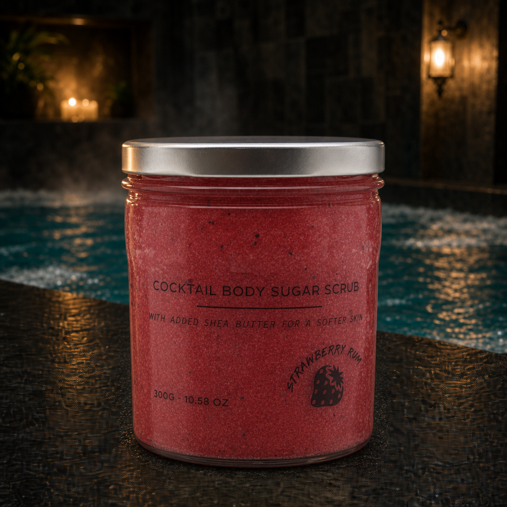 Strawberry Rum Sugar Body Scrub · hero