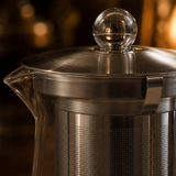 Tower Infuser 350ml · Boxed — lid and infuser macro detail